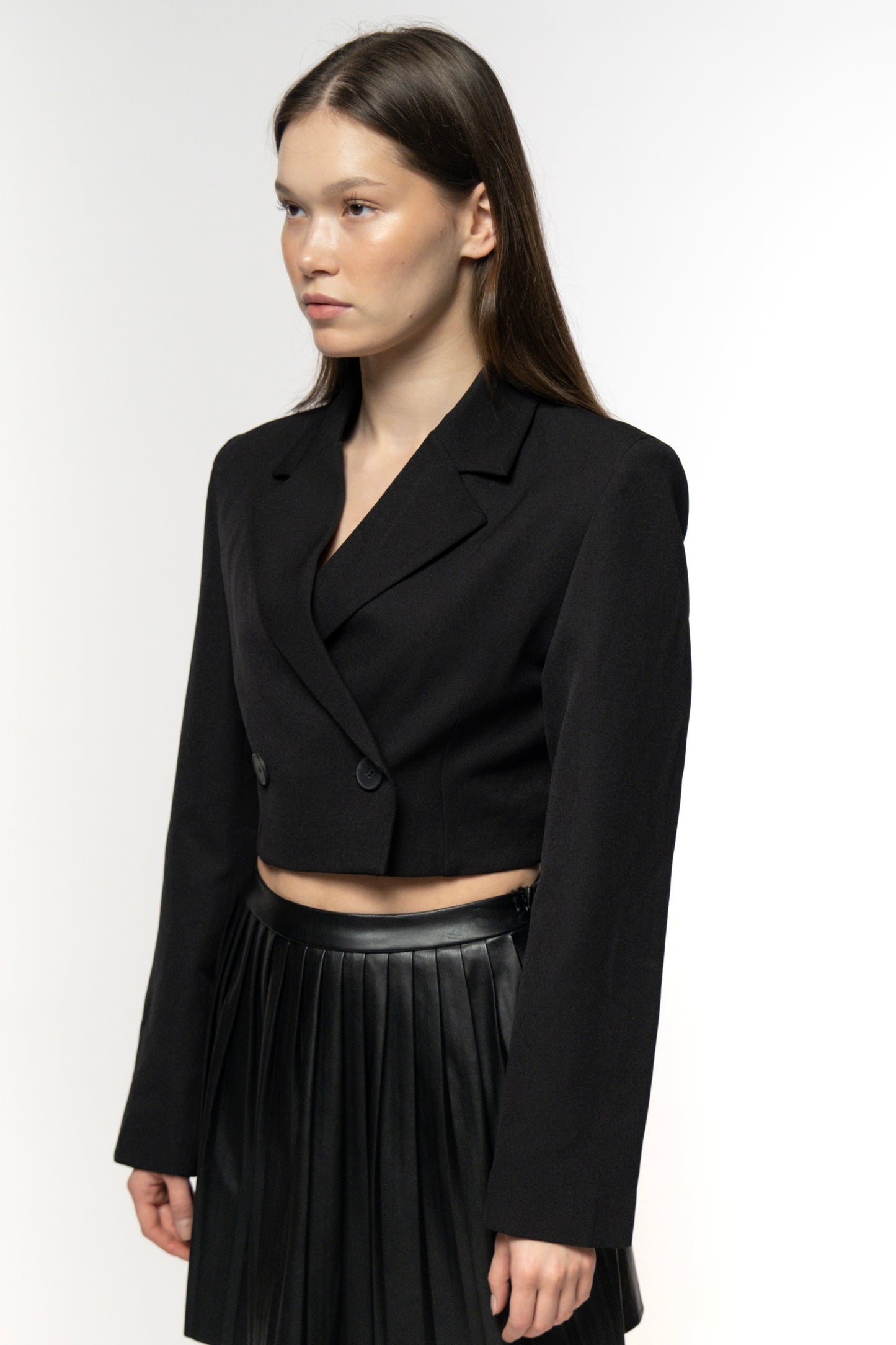 City Chic Cropped Blazer