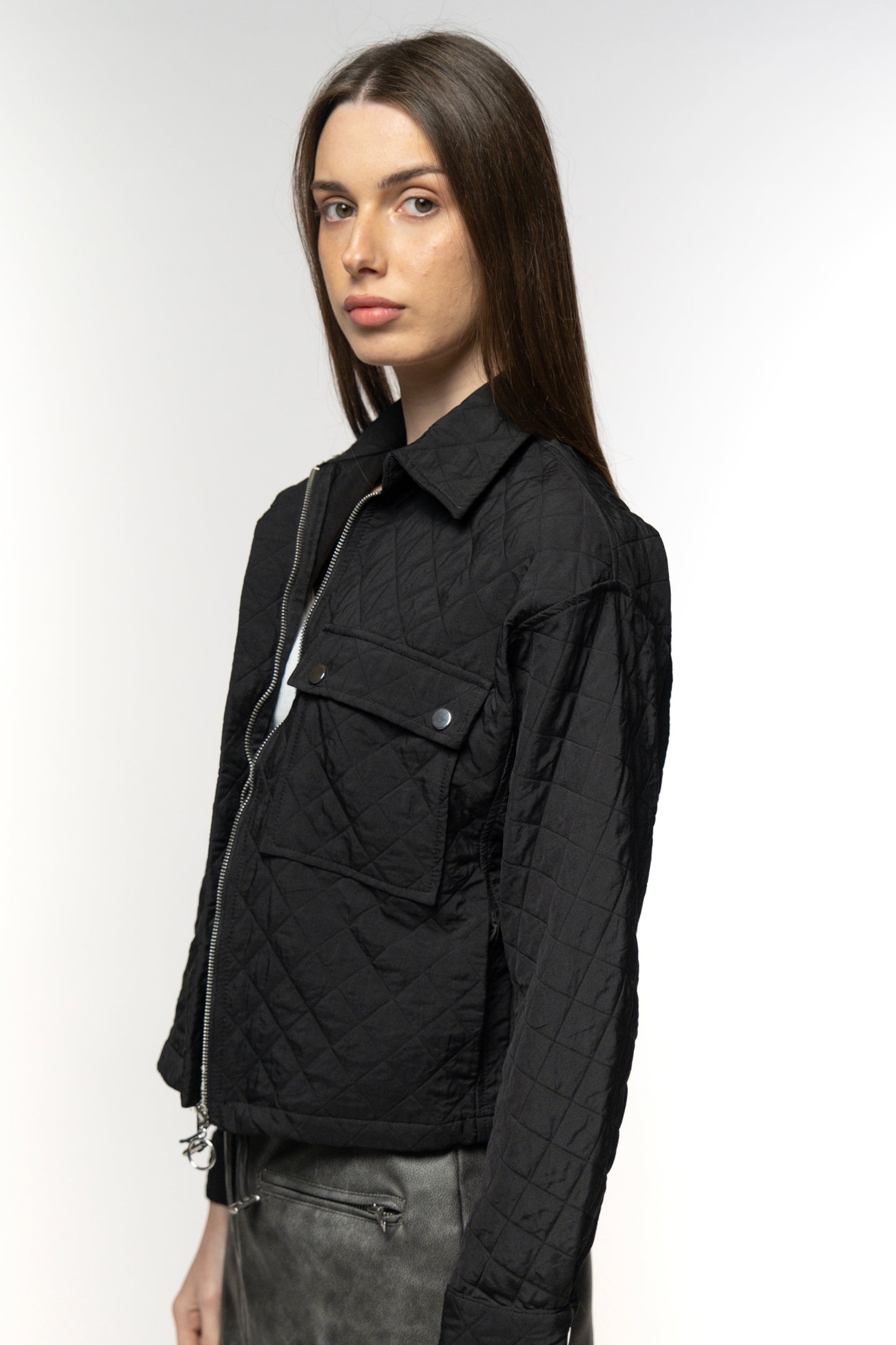 Black Aspen Quilted Jacket