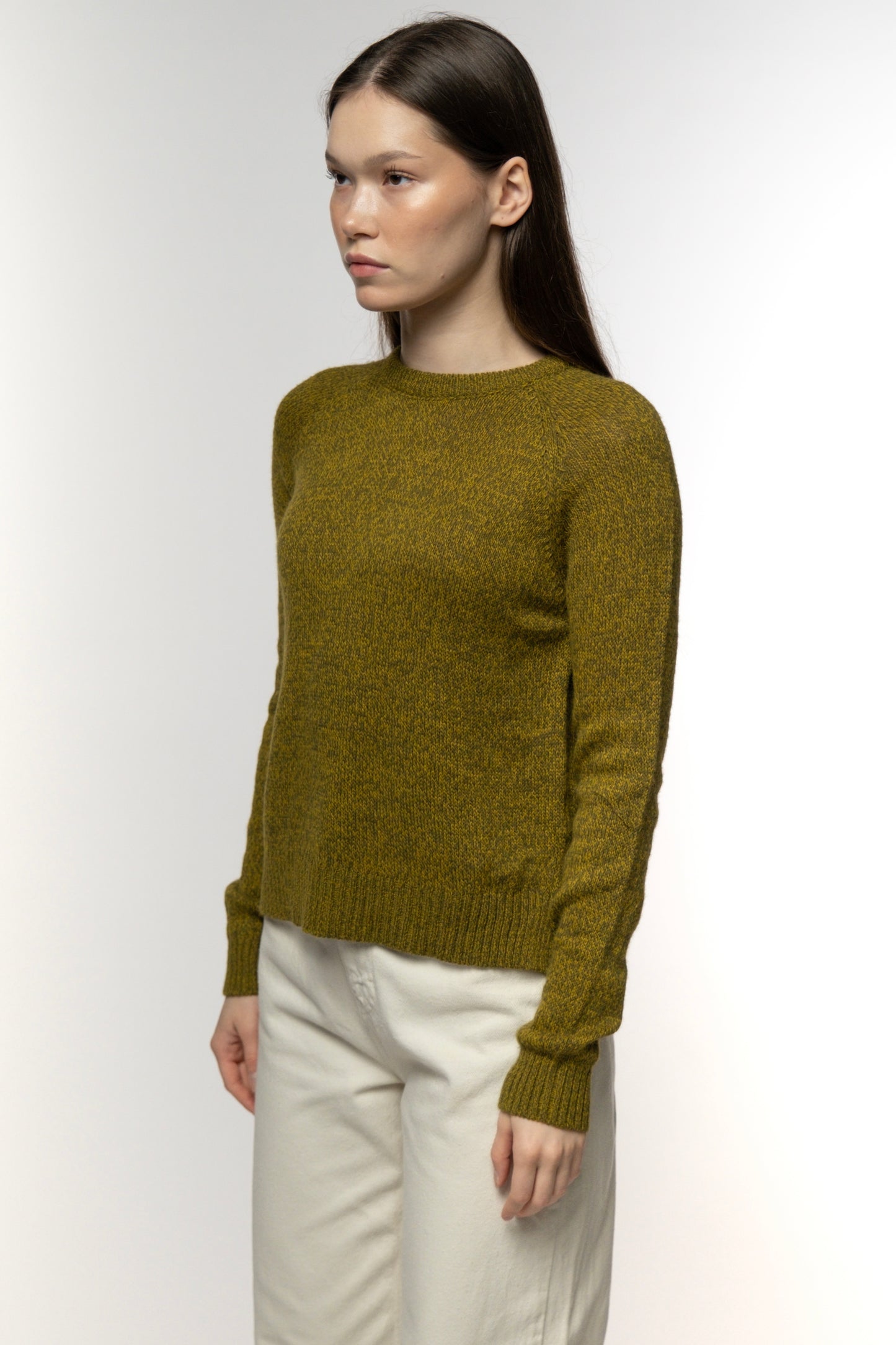 Mustard Mélange Knit Sweater