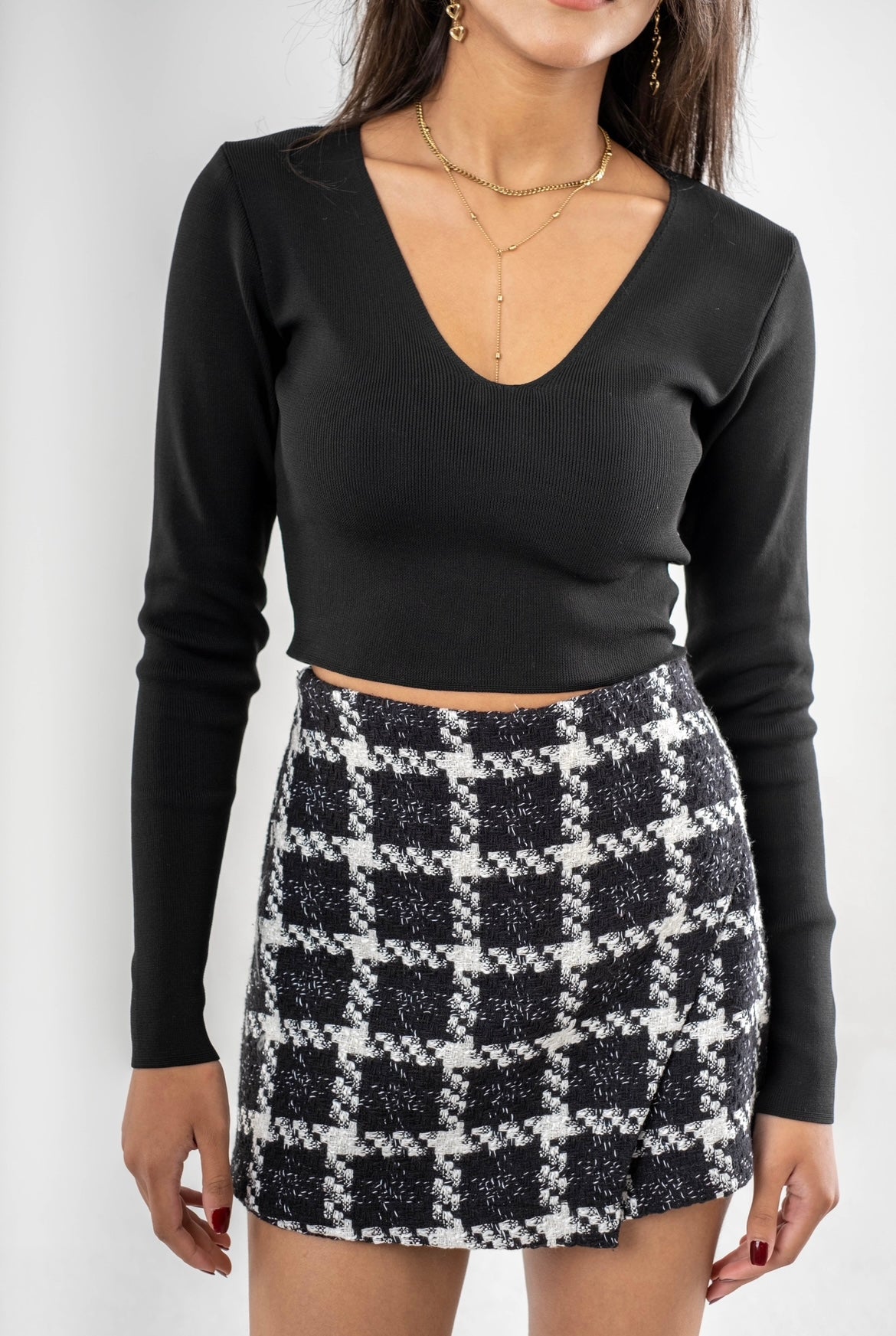 Isla Ribbed V-Neck Pullover