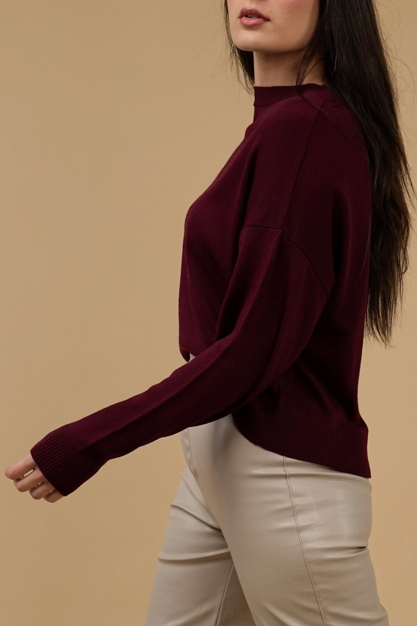 Marina Ribbed Knit Sweater