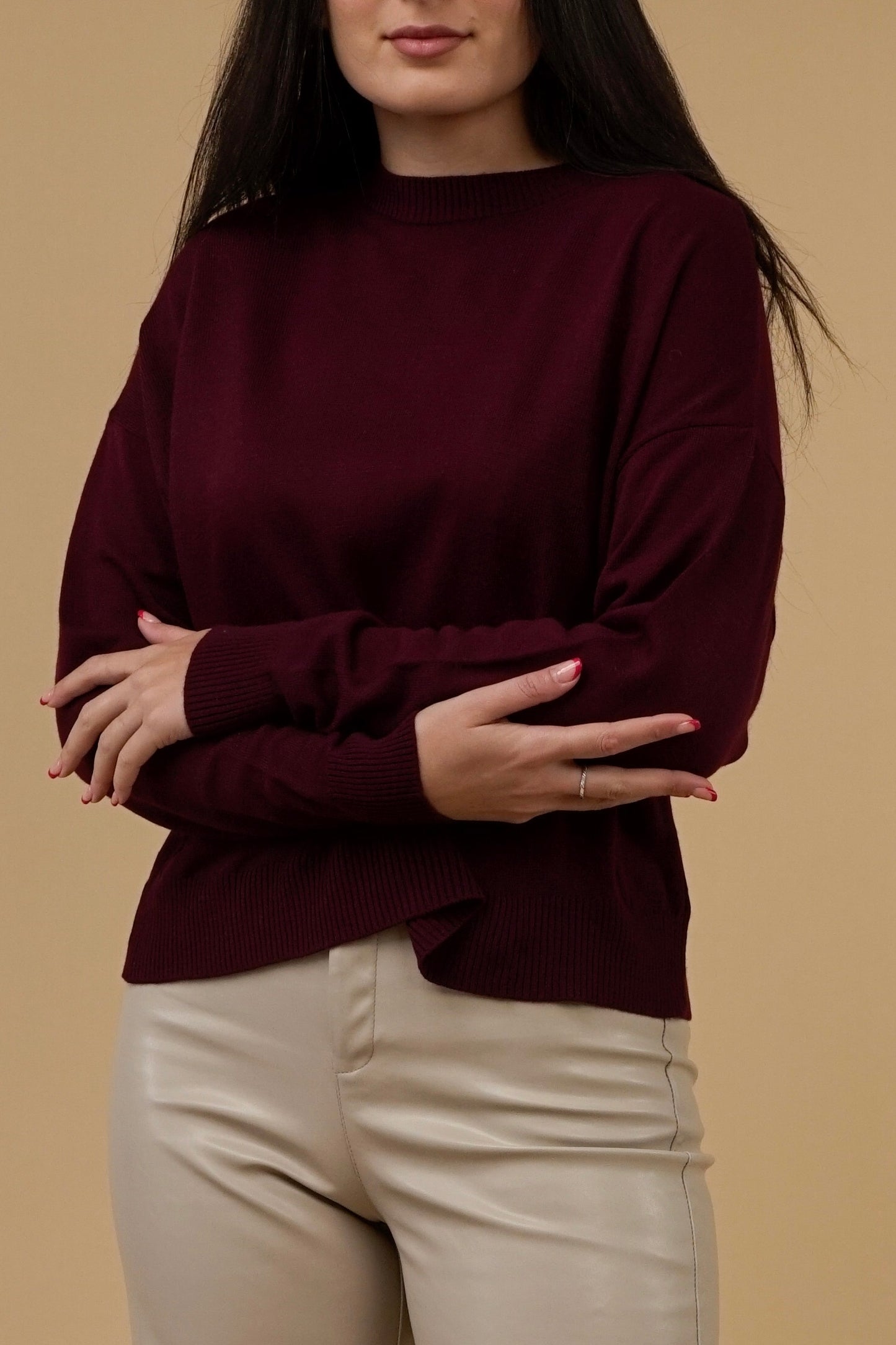 Marina Ribbed Knit Sweater