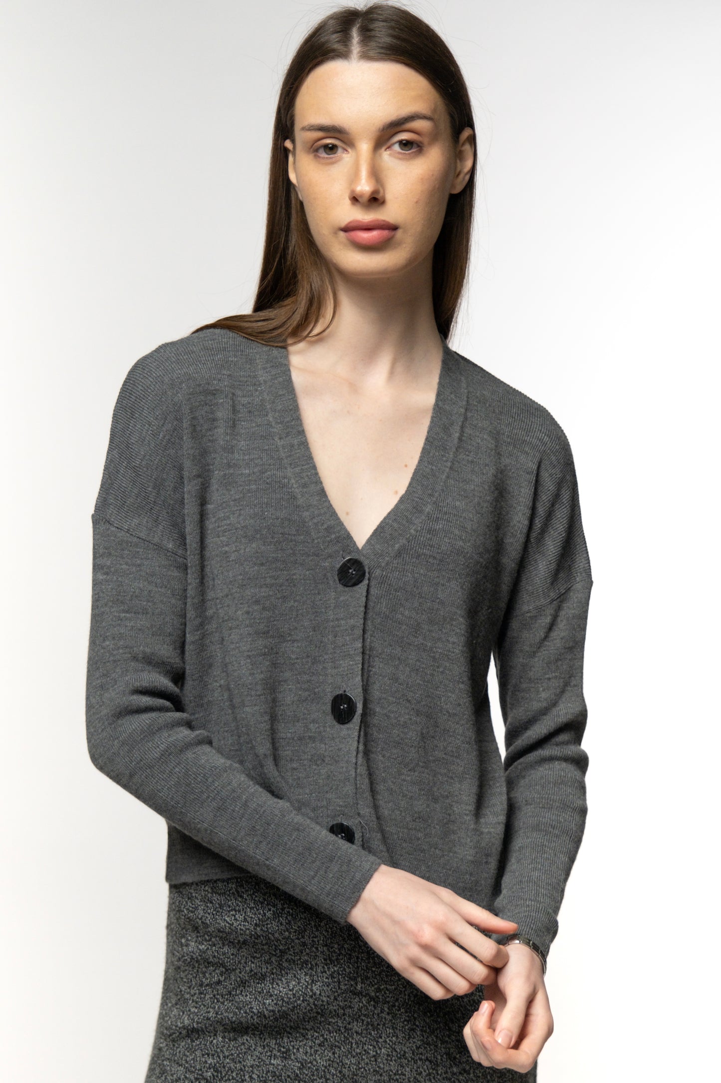 Charcoal Gray Cardigan