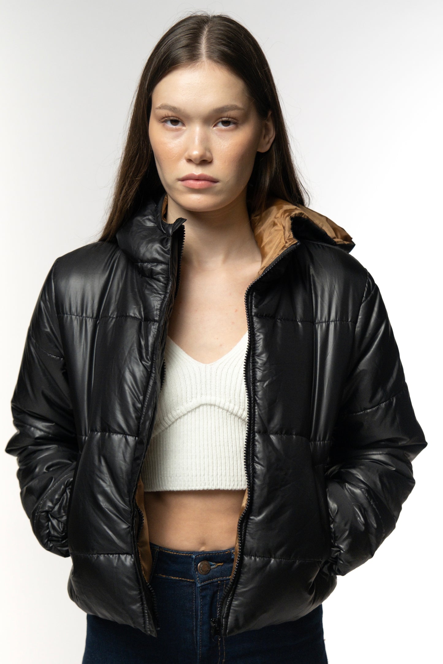 Onyx Quilted Puffer Jacket