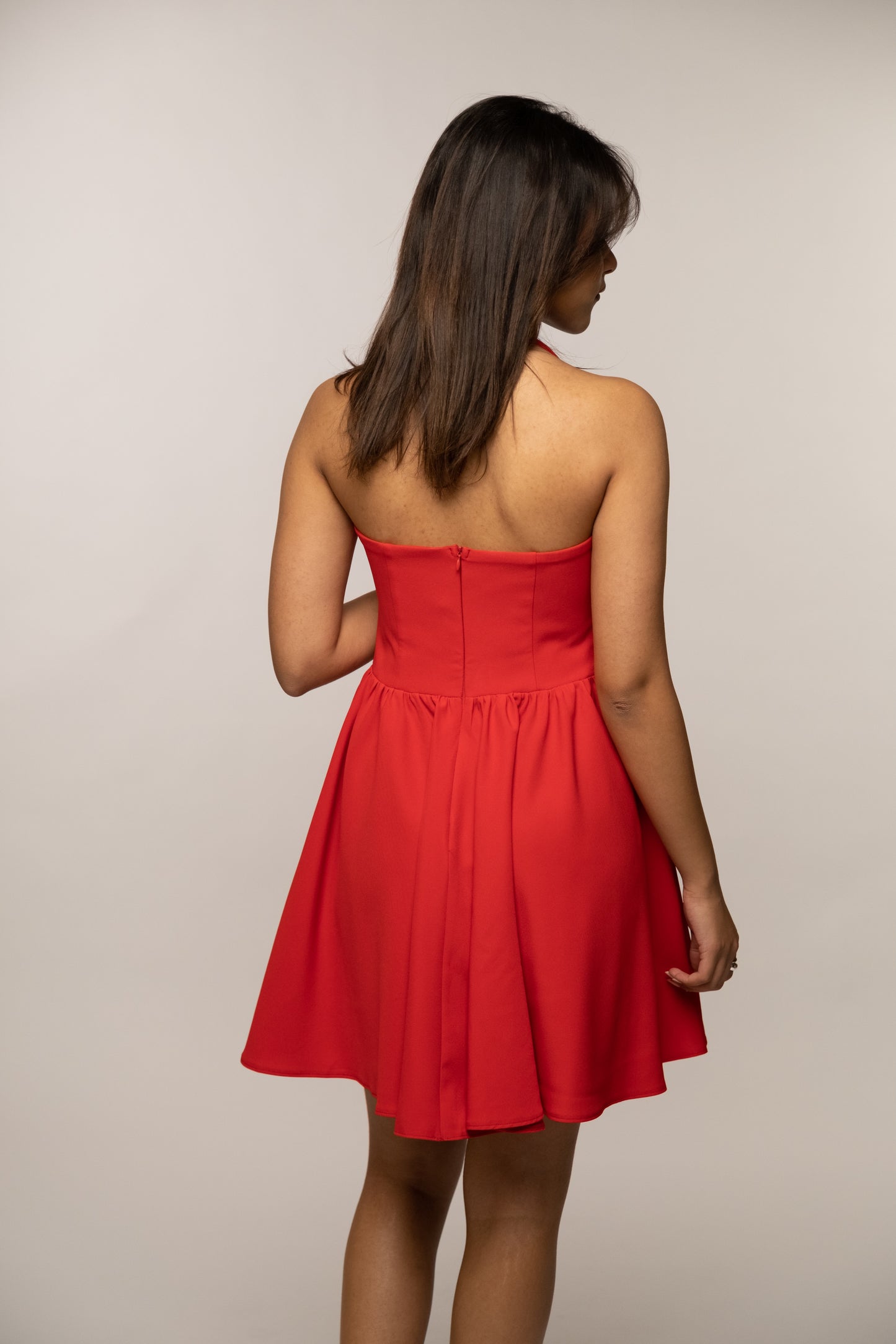 Red A Line Dress