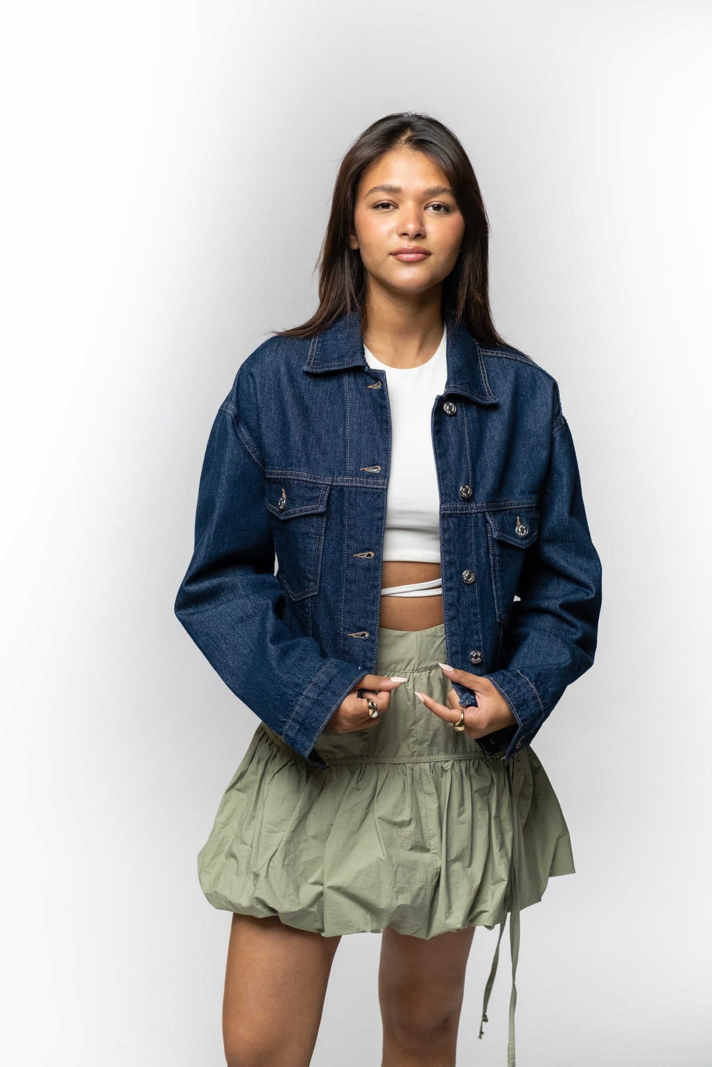 Cropped Denim Jacket