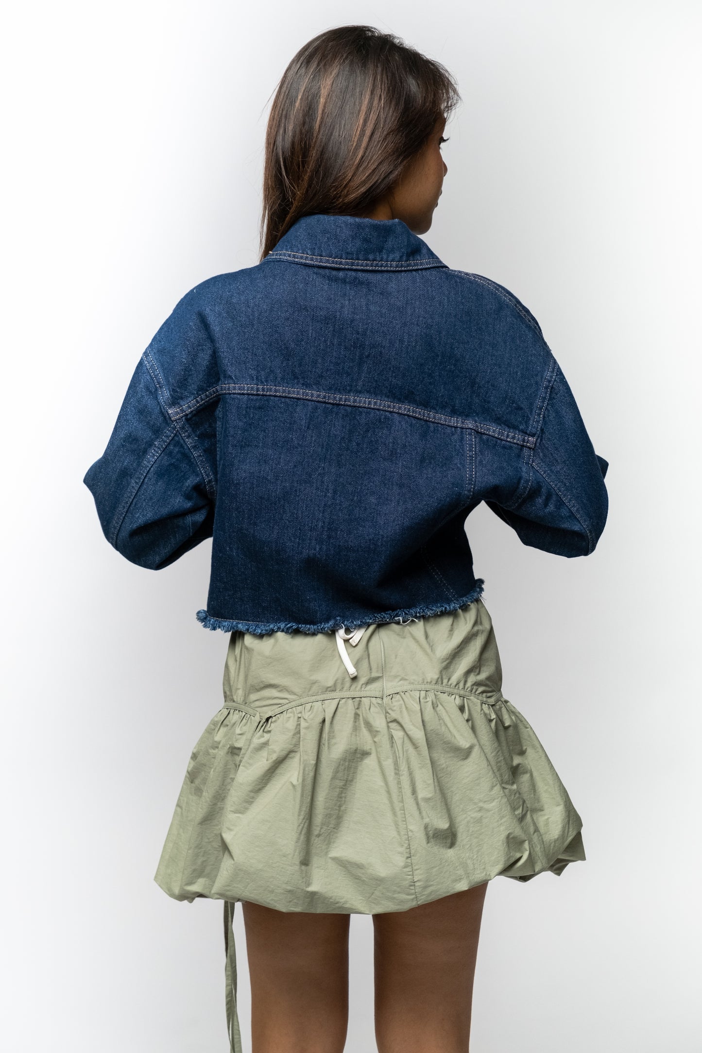 Cropped Denim Jacket