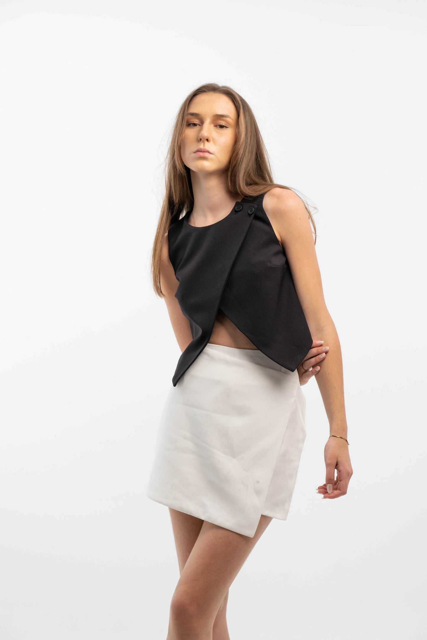 Obsidian Crossed Vest