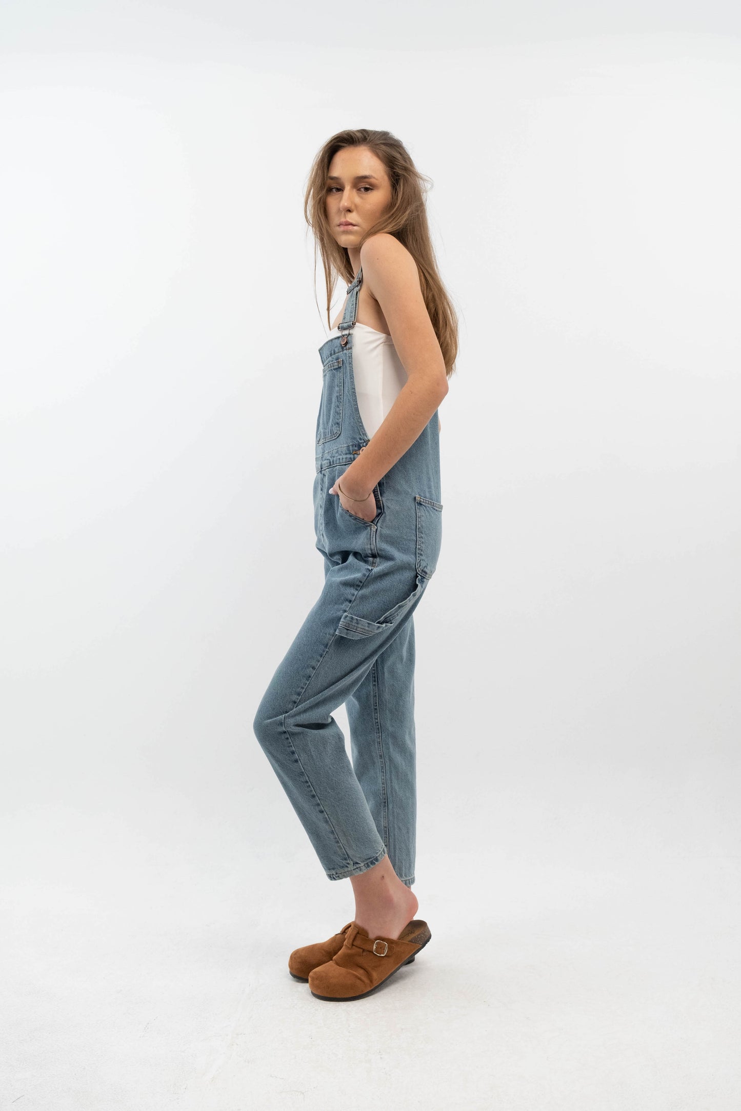 Blue Denim Jumpsuit
