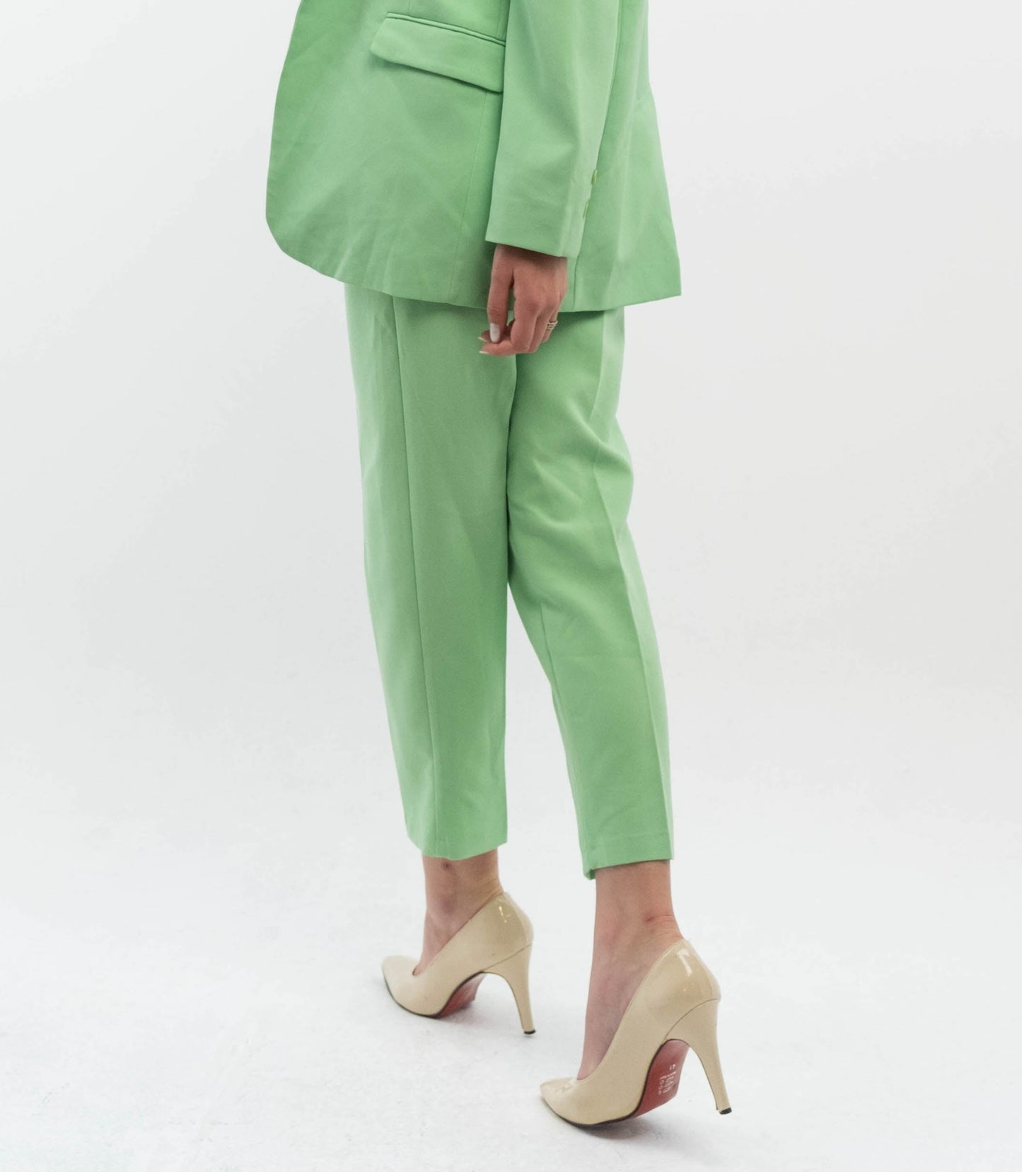 Mint Green Tailored Trousers