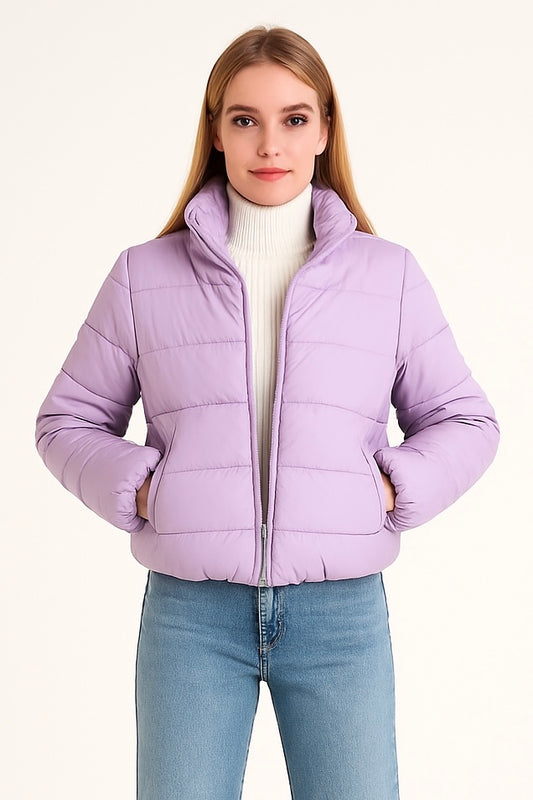 Light Purple Puffer Jacket