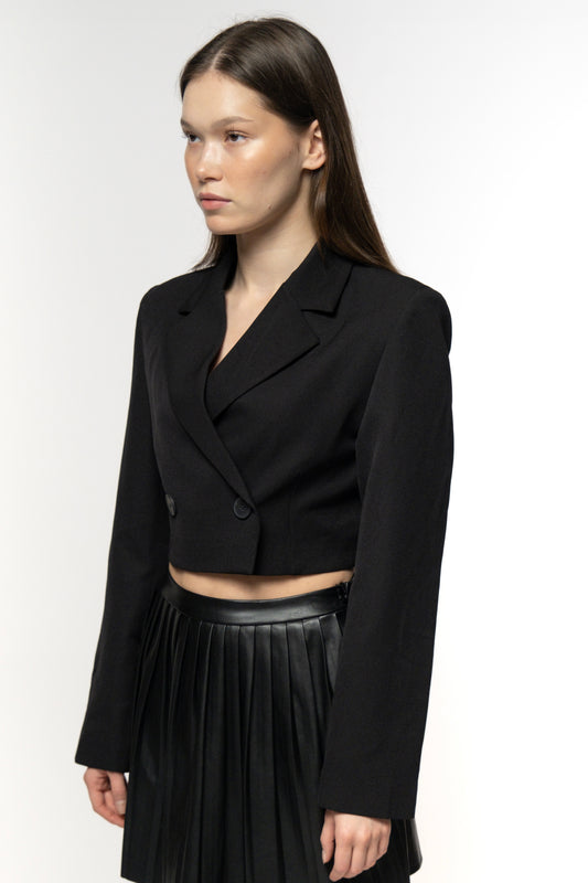 City Chic Cropped Blazer