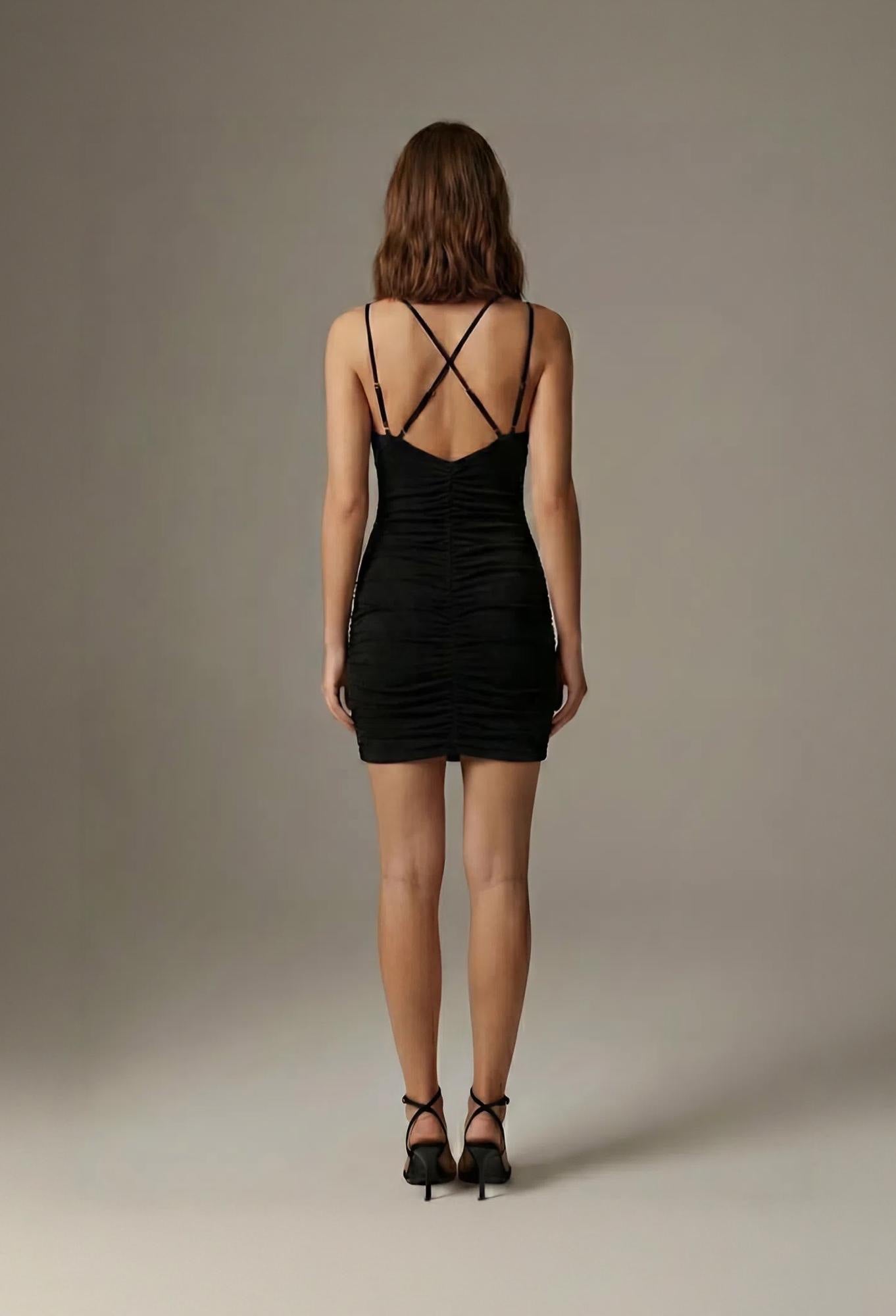Midnight Velvet Mini Dress