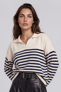 Marina Striped Knit Pullover