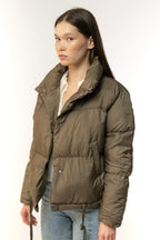 Olive Puffer Jacket