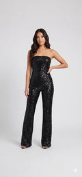 Black Sequin Pants