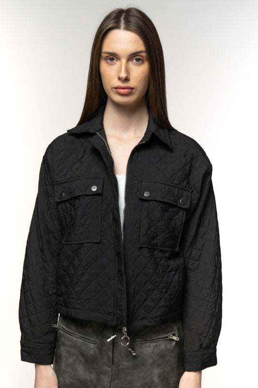 Black Aspen Quilted Jacket
