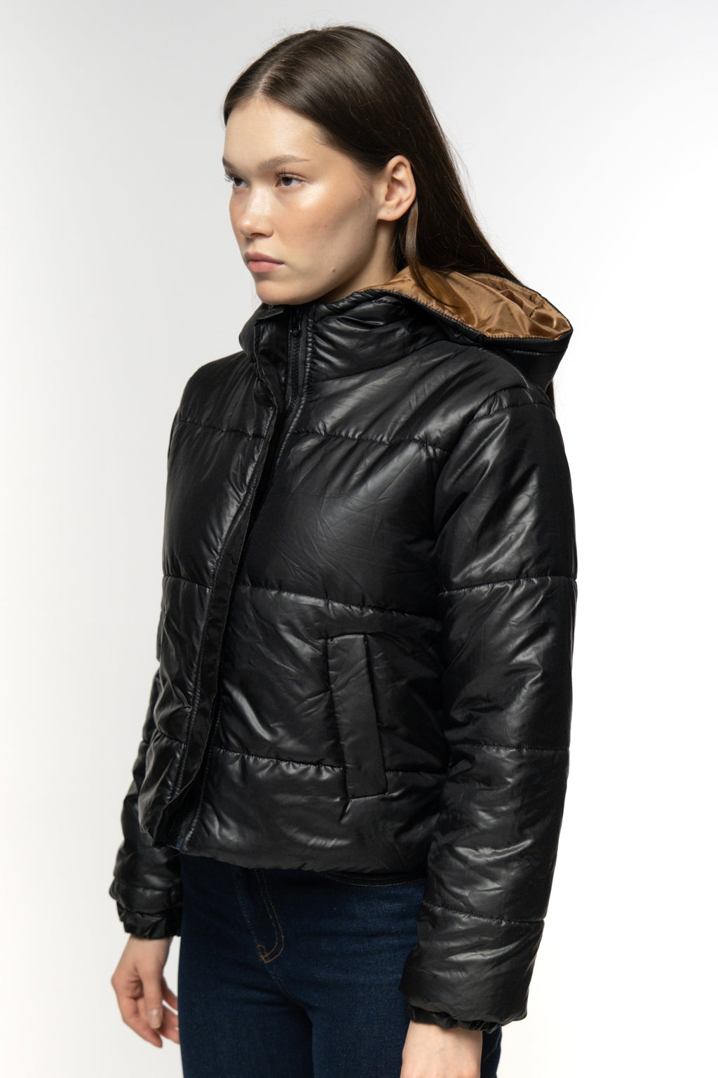 Onyx Quilted Puffer Jacket