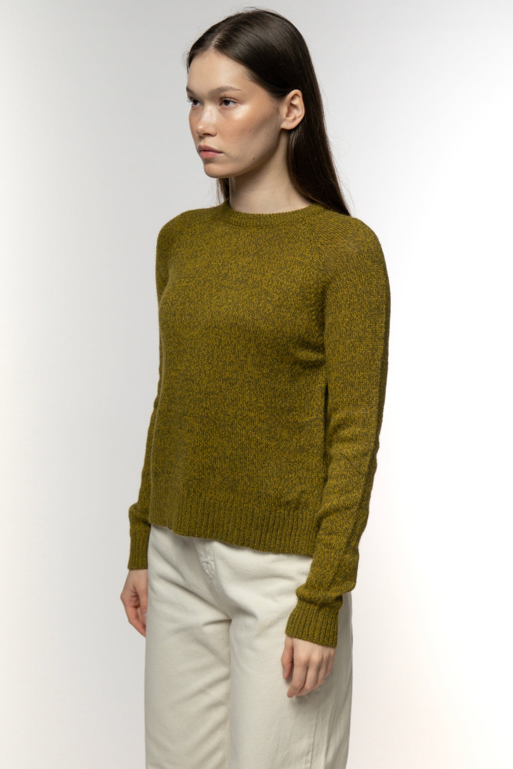 Mustard Mélange Knit Sweater