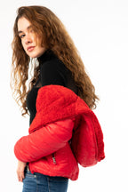 Double-Faced Red Reversible Jacket