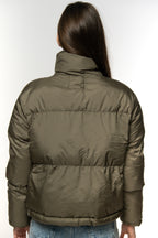 Olive Puffer Jacket