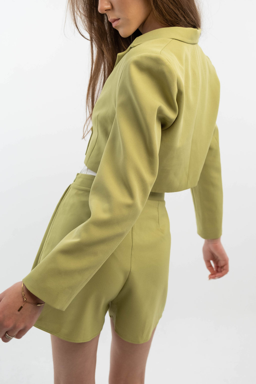 Mira Pleated Blazer