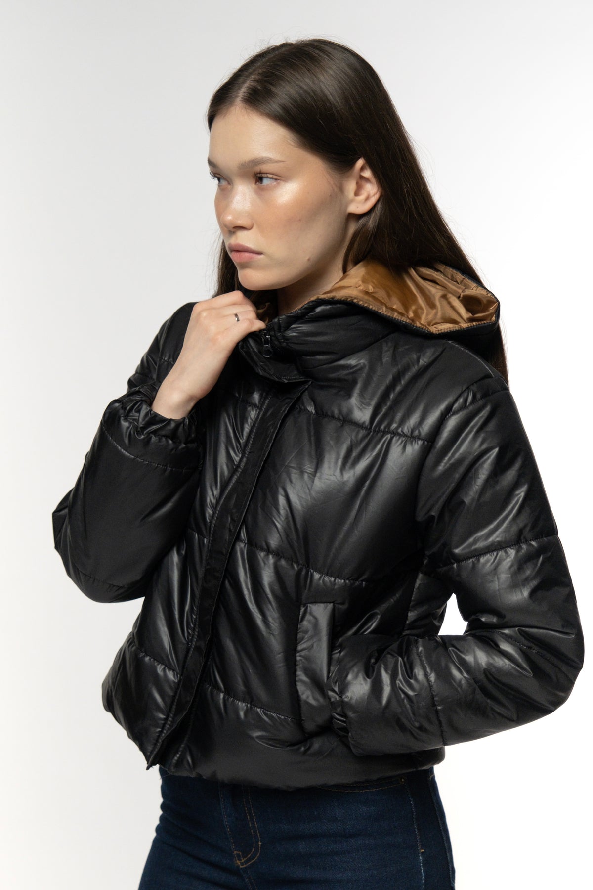 Onyx Quilted Puffer Jacket