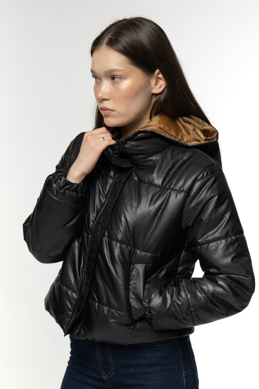 Onyx Quilted Puffer Jacket
