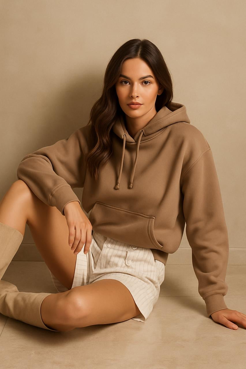 Beige Hoodie