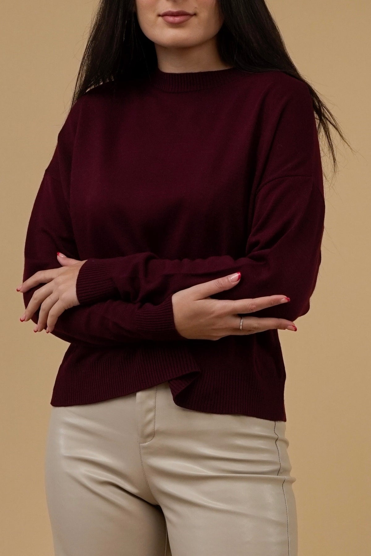 Marina Ribbed Knit Sweater