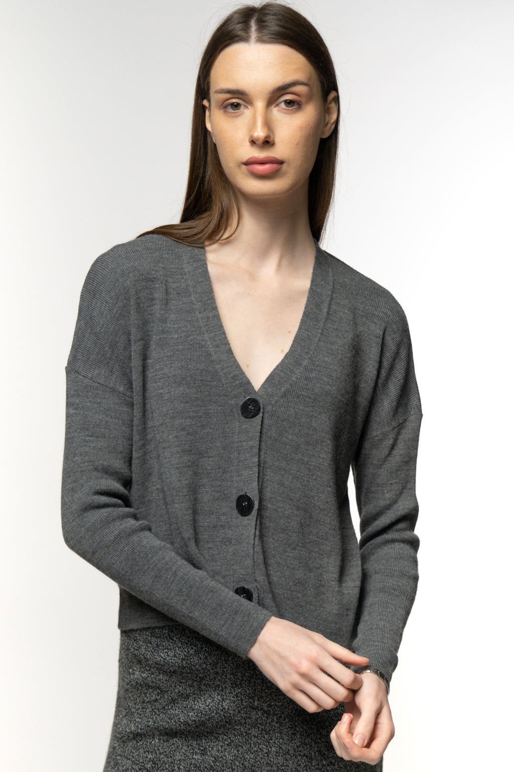 Charcoal Gray Cardigan