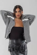 Cozy Cable Knit Cardigan