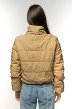 Desert Tan Quilted Puffer Jacket