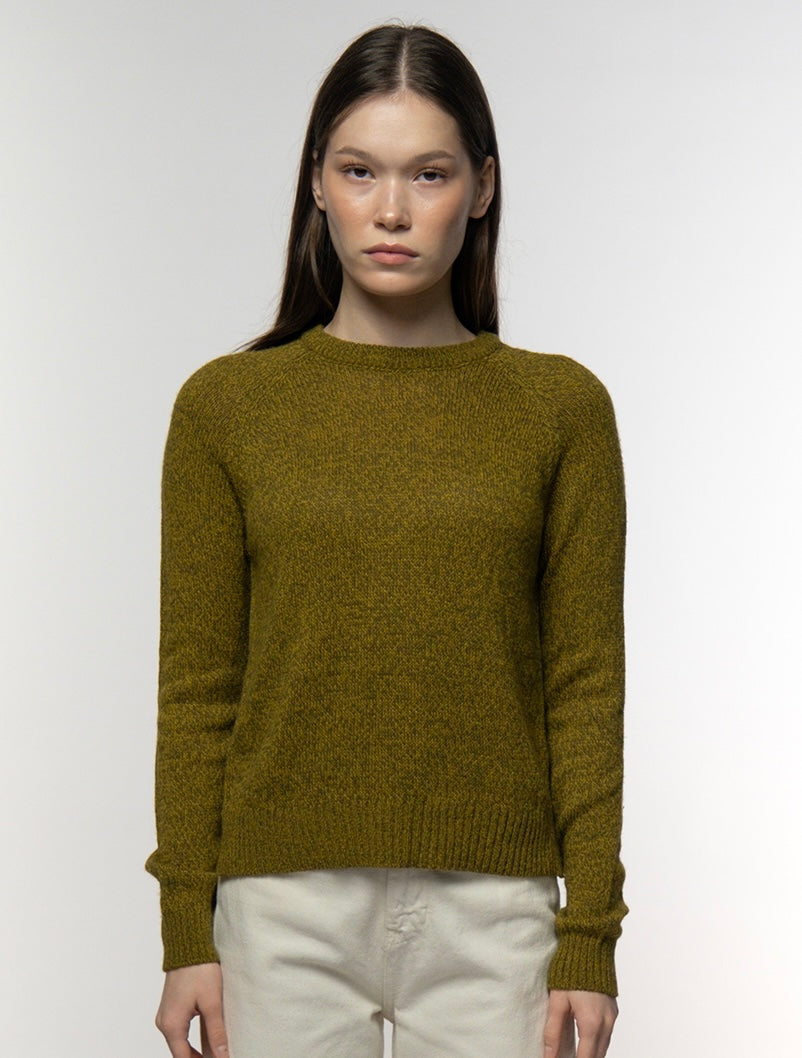 Mustard Mélange Knit Sweater