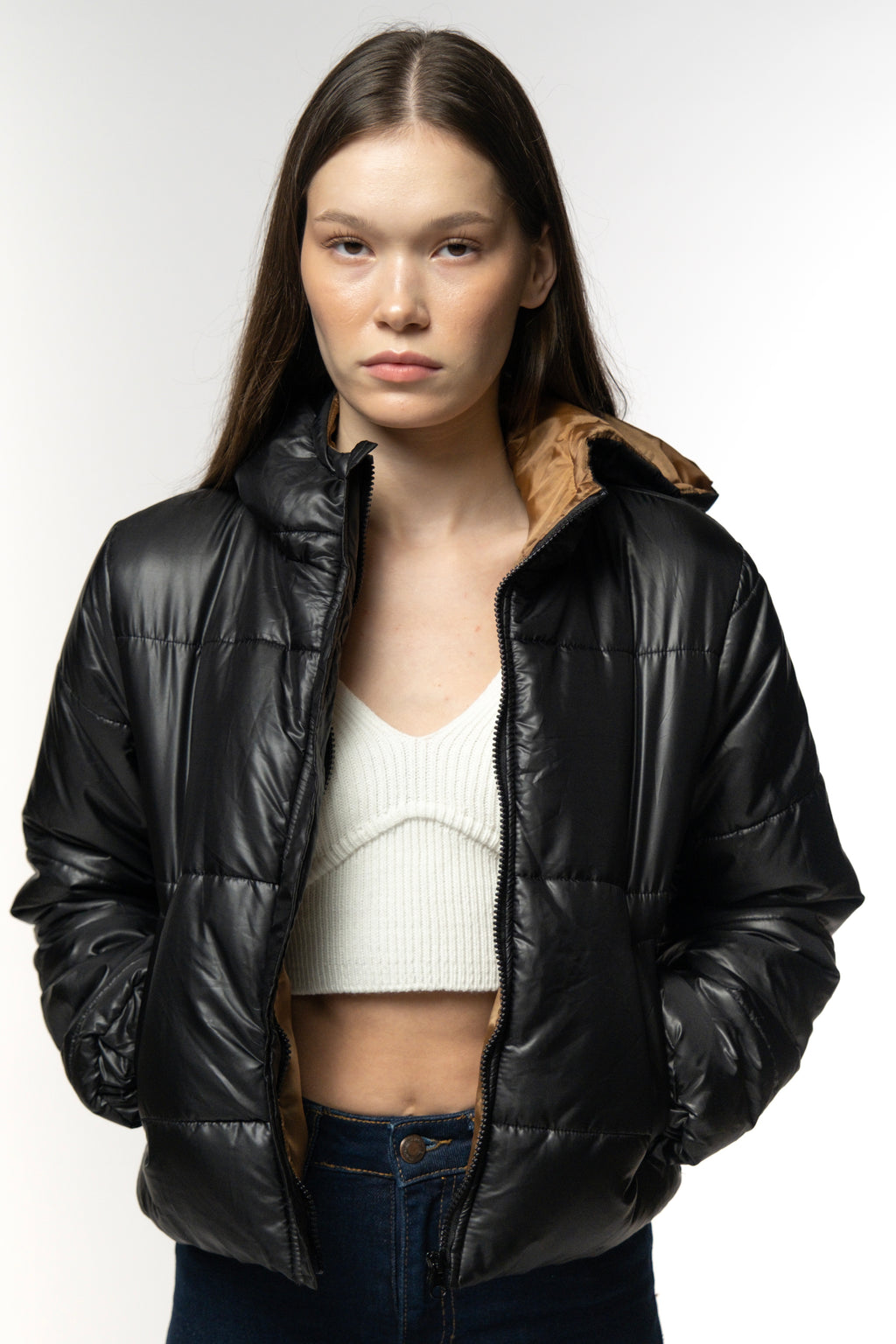 Onyx Quilted Puffer Jacket