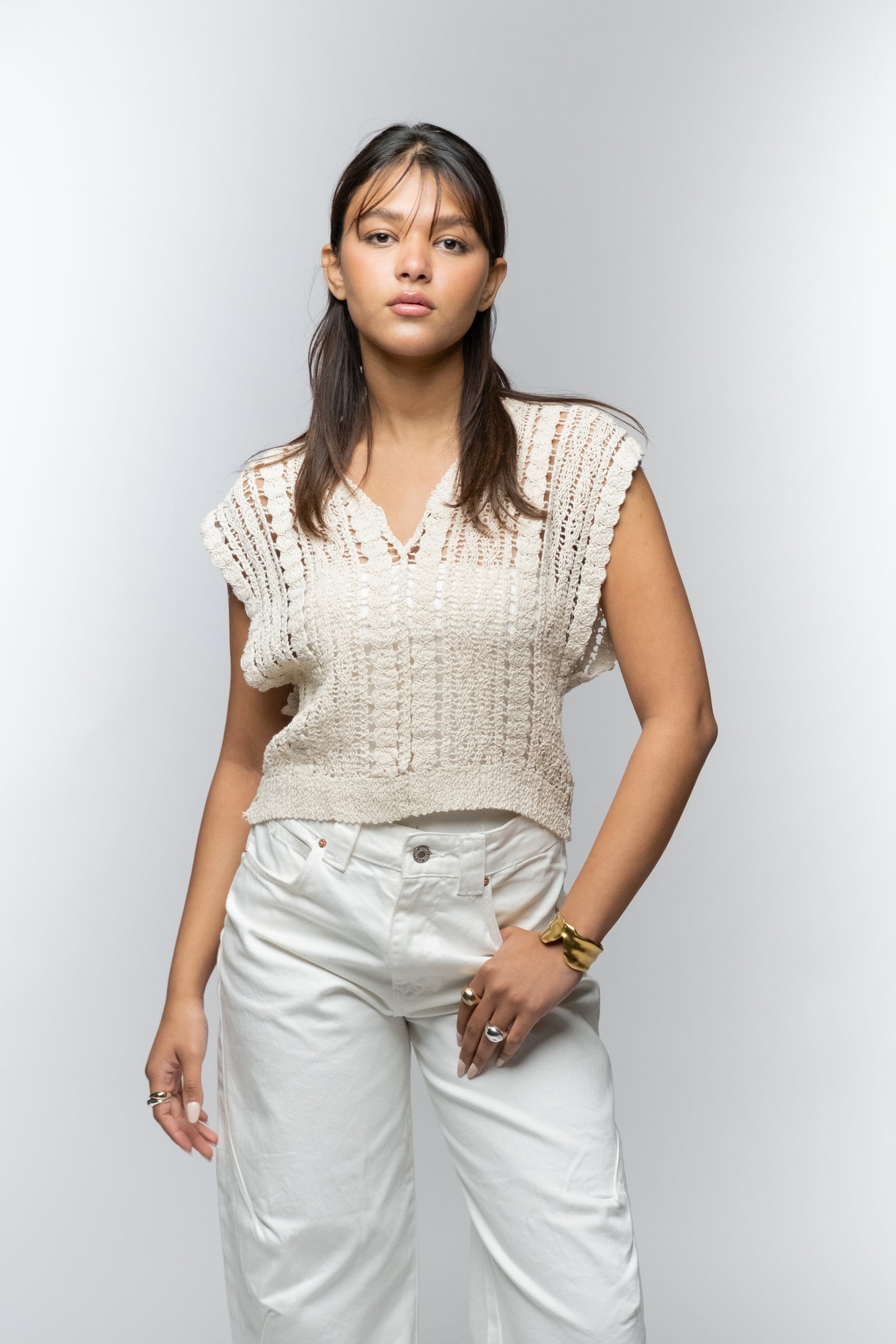 Crochet Detail Top