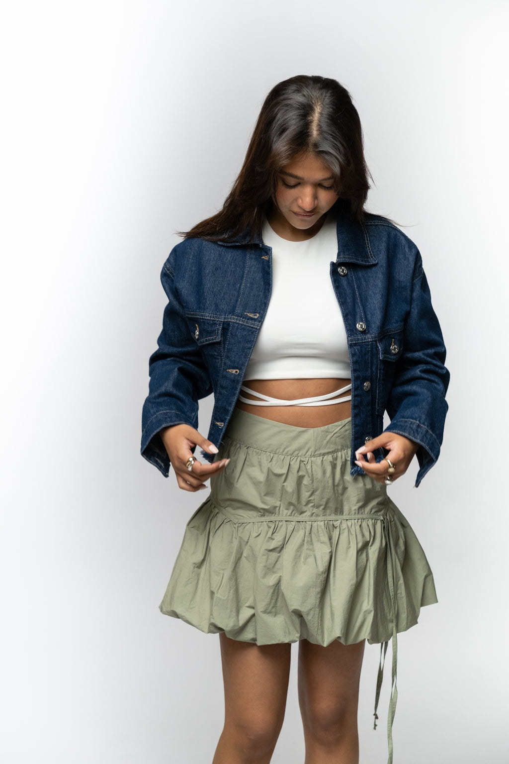 Cropped Denim Jacket