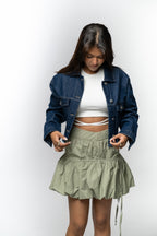 Cropped Denim Jacket