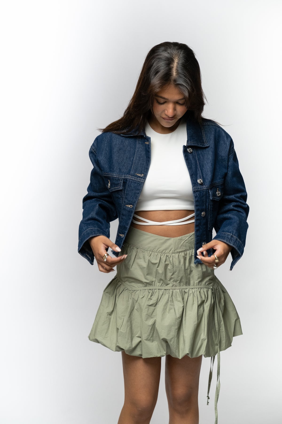 Cropped Denim Jacket