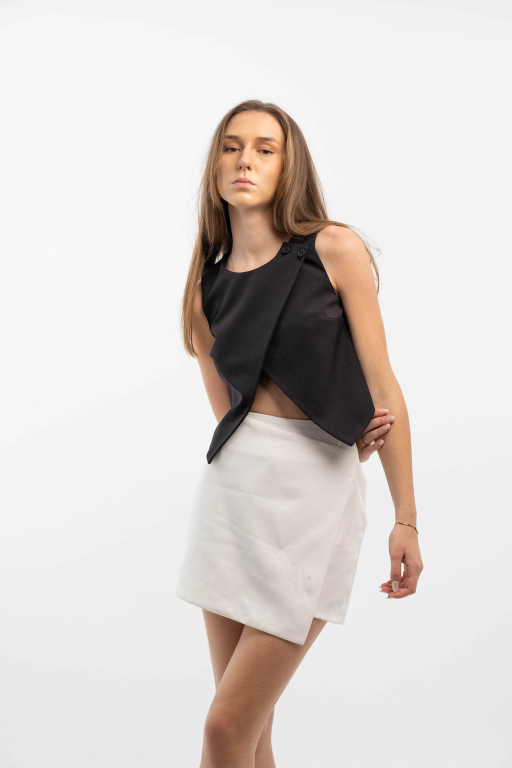 Obsidian Crossed Vest