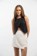 Obsidian Crossed Vest